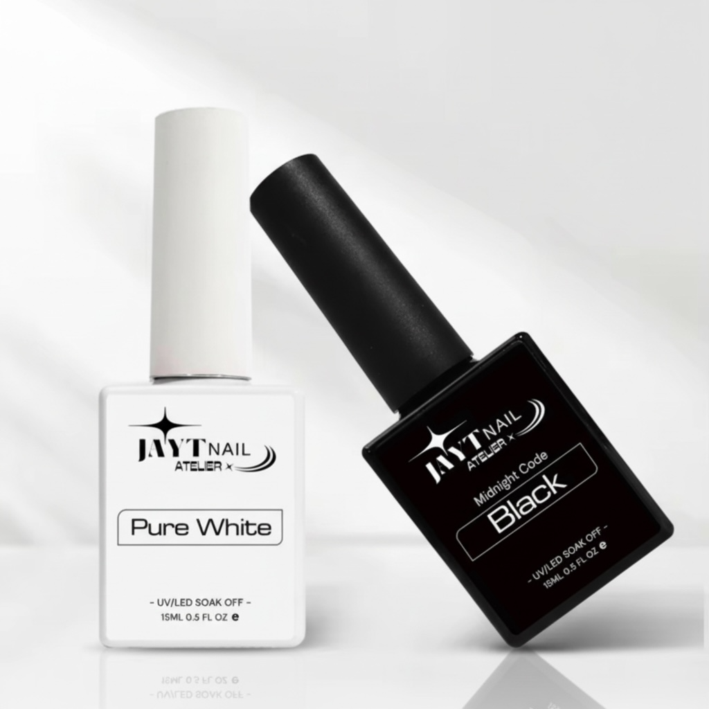 SUPER Black & White Gel Polish